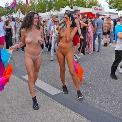 Pride Parade Christy + Ivy (+Lars) 4K - Image 7